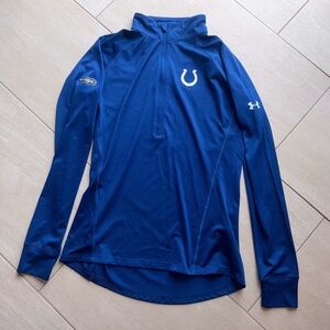 Women’s Indianapolis Colts Three Quarter Zip Under Armour Long Sleeve Shirt